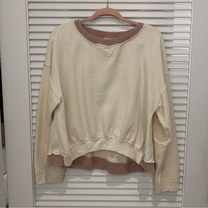 Anthropologie Easy Fit Long Sleeve Sweatshirt